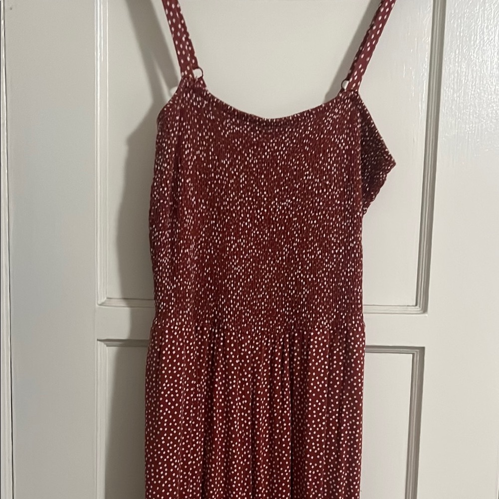 Old Navy Red Sleeveless Jumpsuit Casual